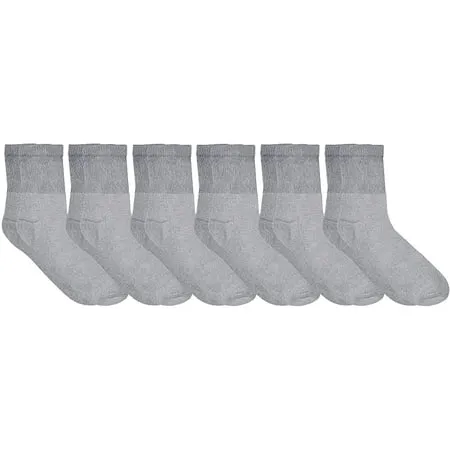 SOCKS NBULK King Size Cotton Diabetic Crew & Ankle Socks Big & Tall Mens Diabetes Sock Bulk Value Pack