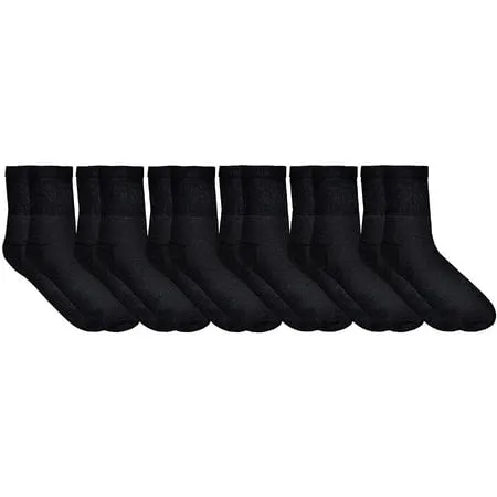 SOCKS NBULK King Size Cotton Diabetic Crew & Ankle Socks Big & Tall Mens Diabetes Sock Bulk Value Pack