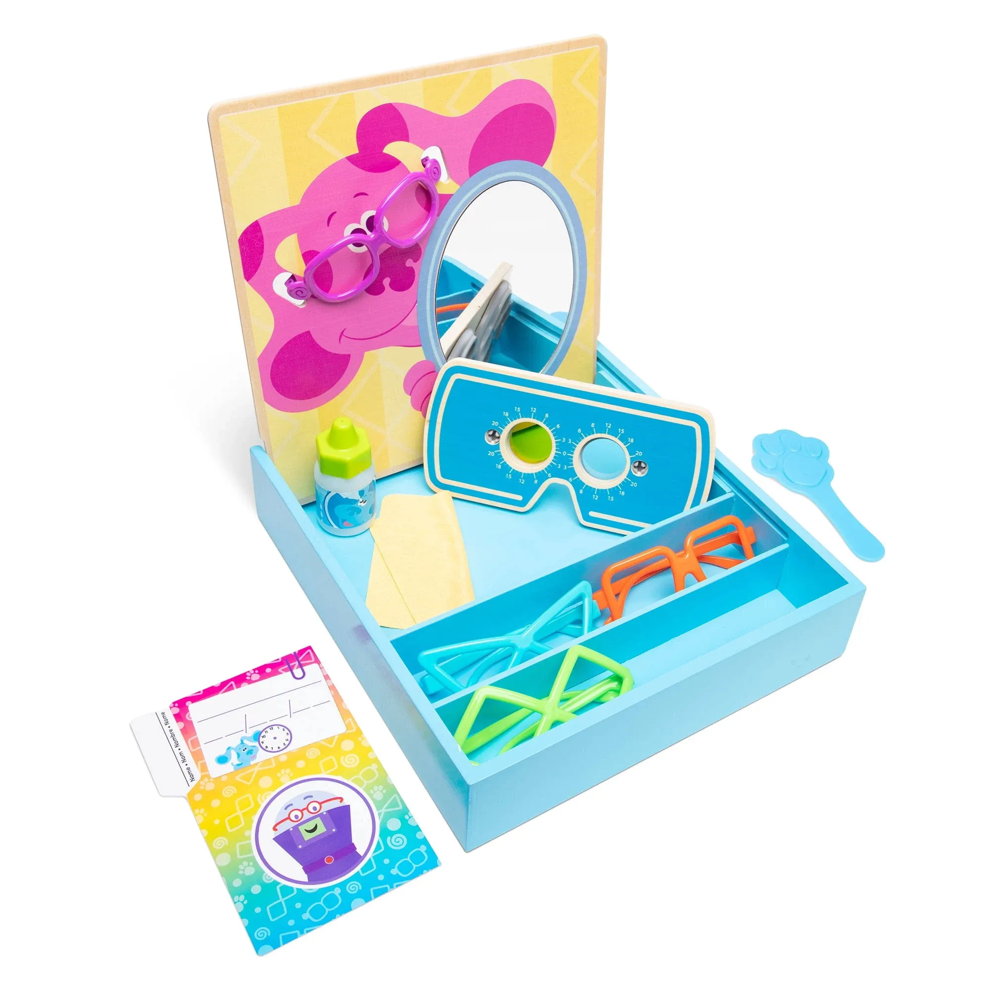 Melissa & Doug Blues Clues & You! Time for Glasses Play Set - FSC Certified