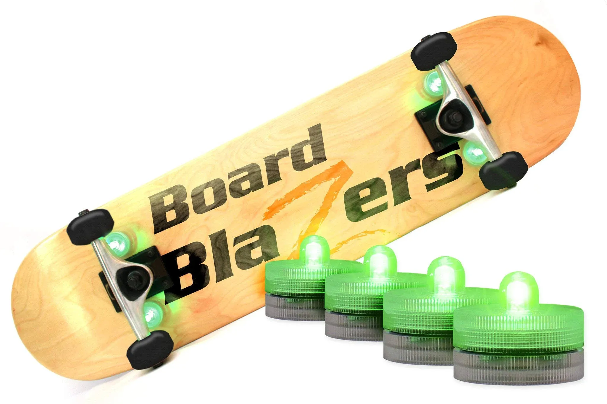 Board Blazers LED Skateboard Lights Underglow - Ideal Skateboard Gift & Skateboard Accessory. Perfect LED Longboard Light or Scooter Light Great Stocking Stuffer for Kids