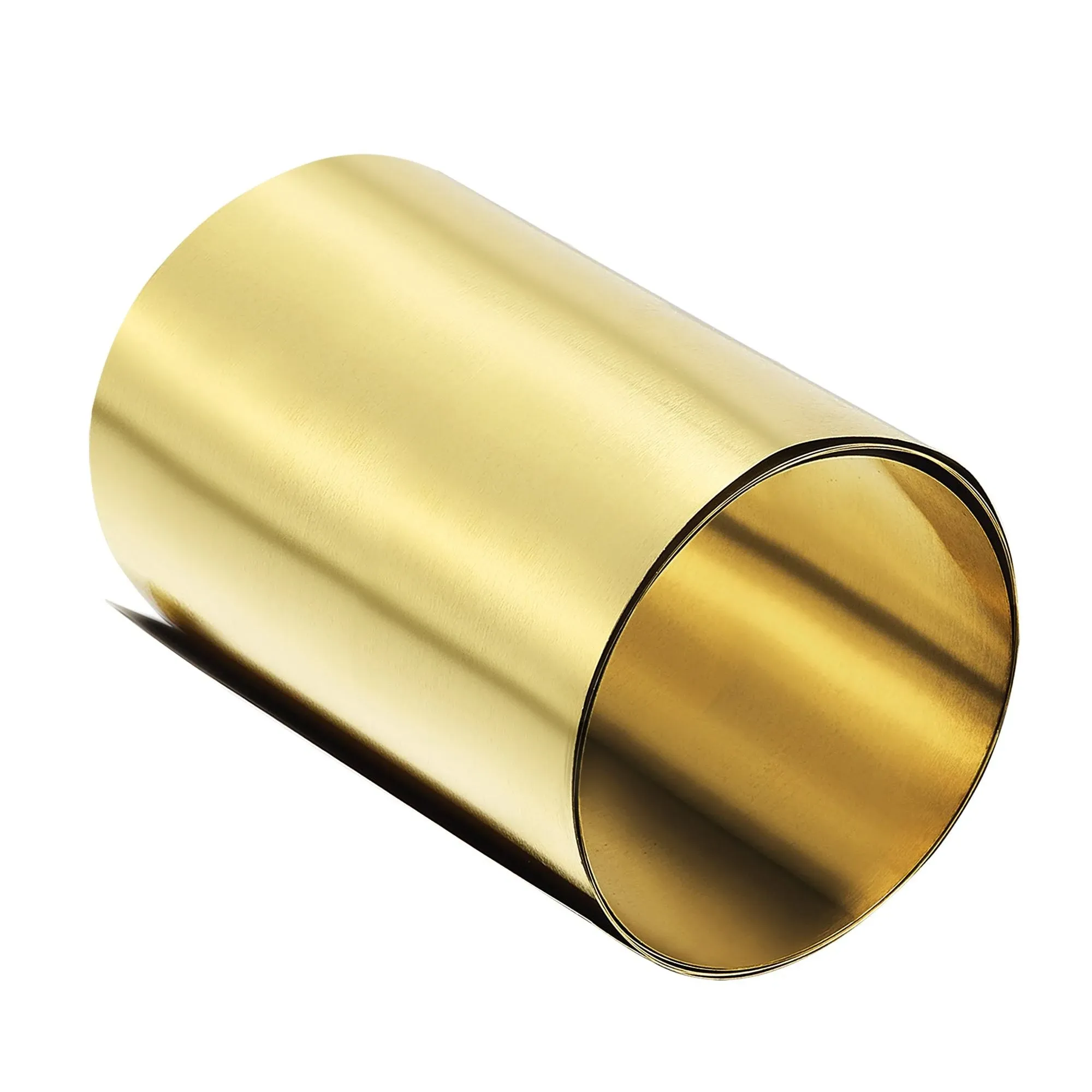 Uxcell Brass Sheet Roll, Metal Foil Plate - 1000 x 100 x 0.2mm