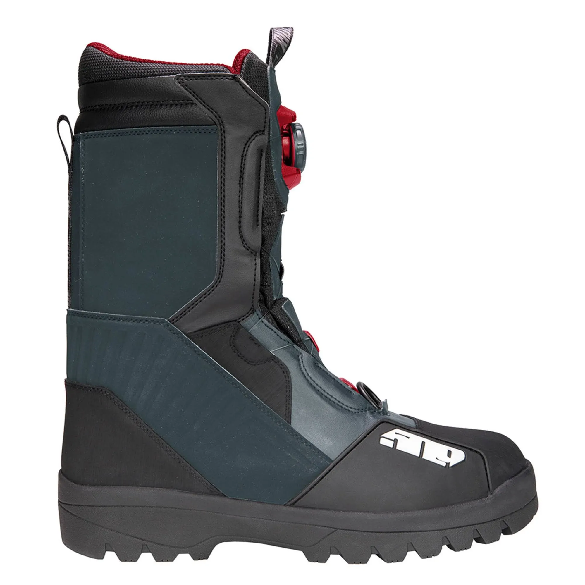 509 Raid Single Boa Snowmobile Boot (Black Ops - Size 9)