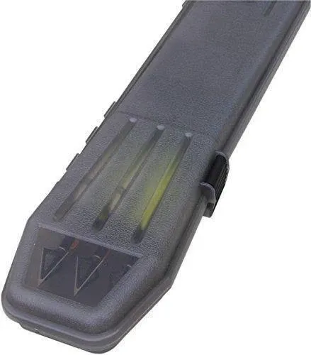 MTM BTAC-41 Traveler Arrow Case, Holds 6 Arrows up to 34", USA Made, Clear Smoke