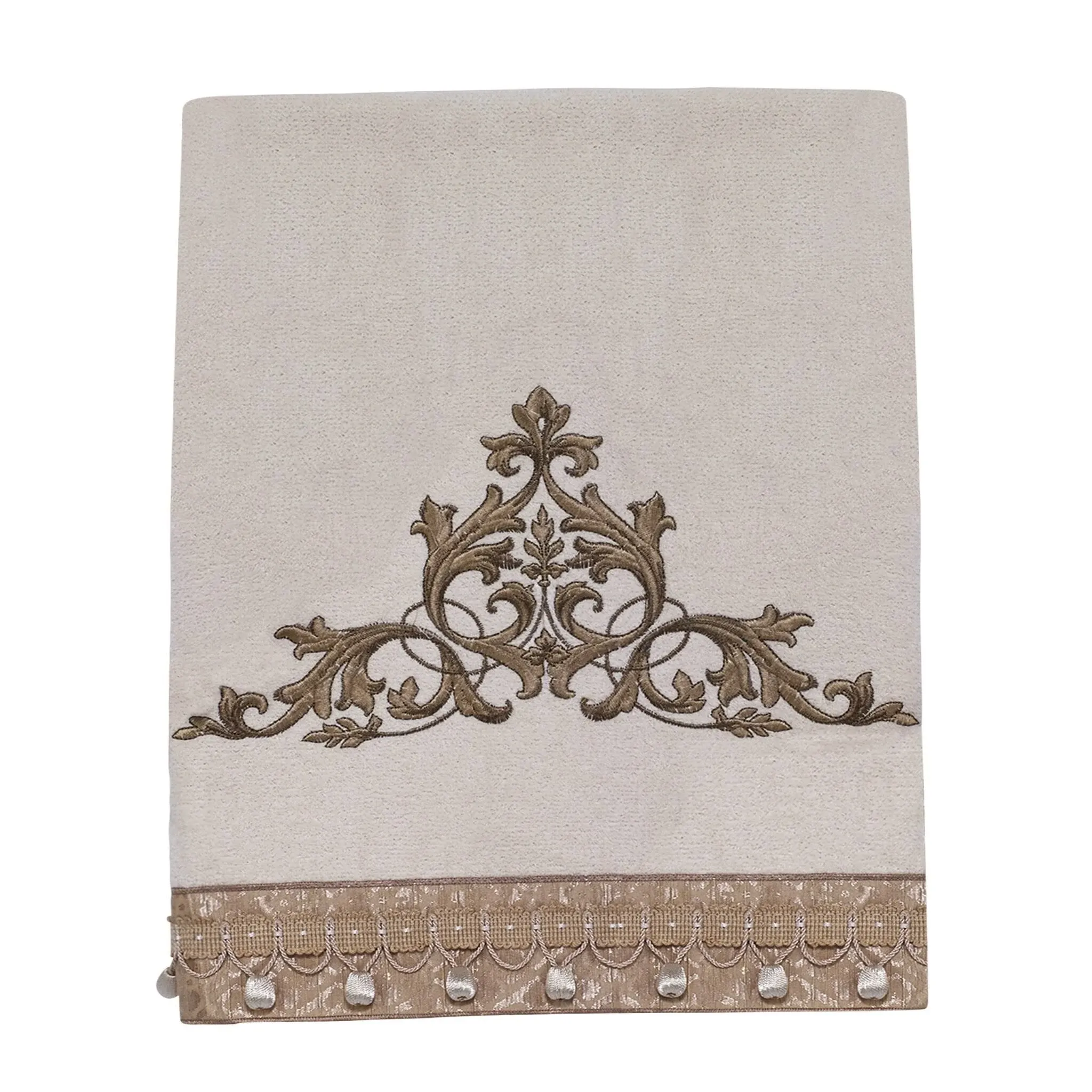 Avanti Monaco Bath Towel, Ivory