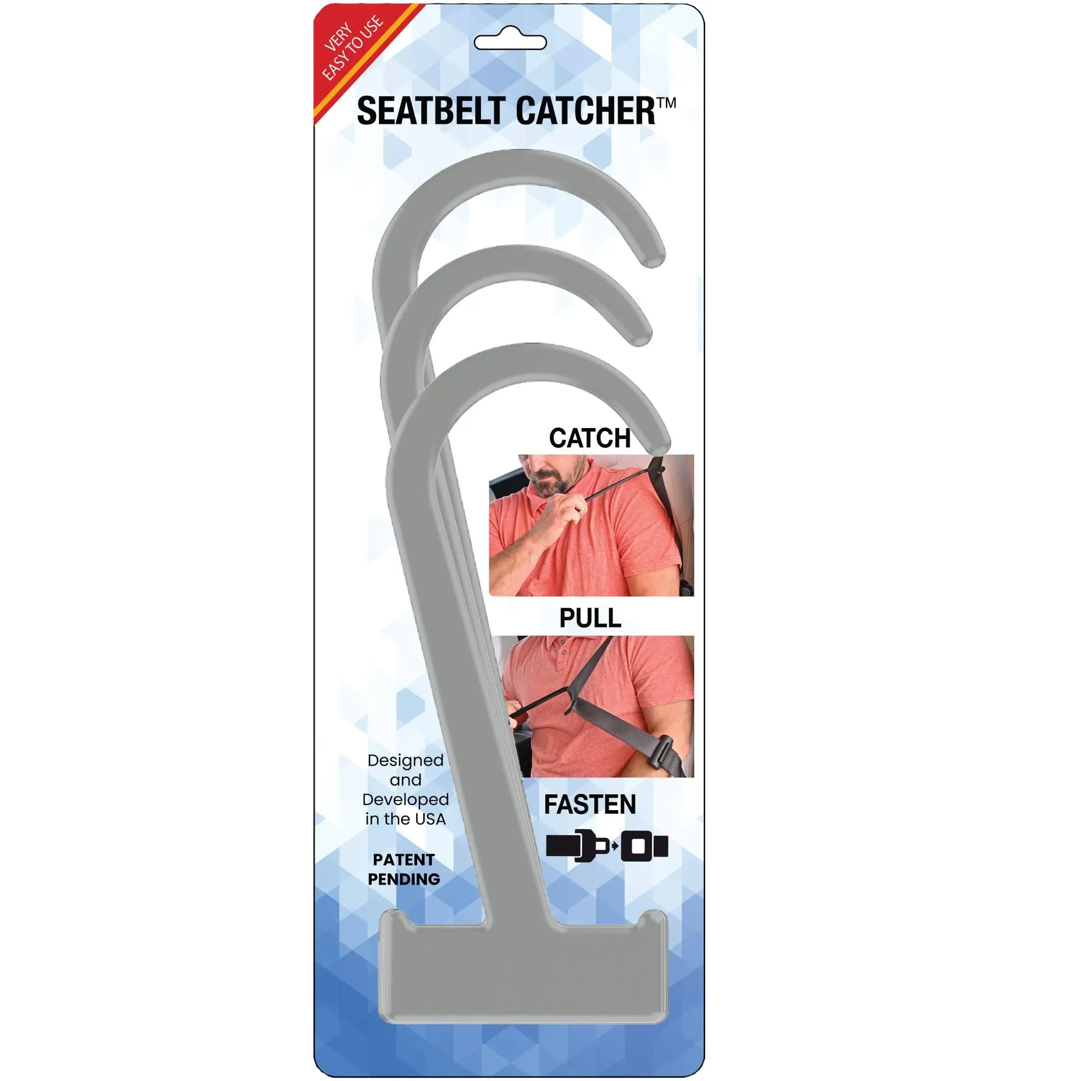 Seatbelt Catcher Gray