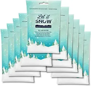 Snowonder Instant Snow - Artificial Snow - Fake Snow - Mix Makes Gallons of Snow