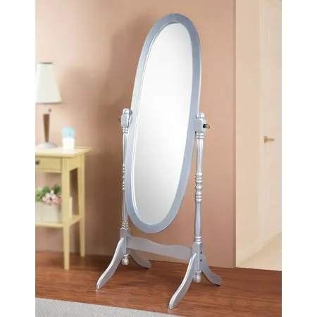 Roundhill Furniture Traditional Queen Anna Style Floor Cheval Mirror