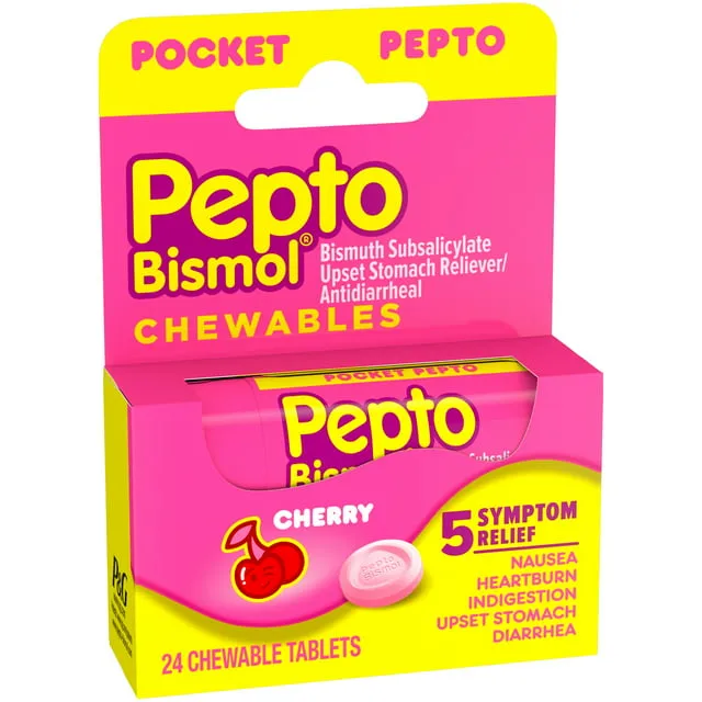 Pepto Bis Mol To-Go Chewable Tablets