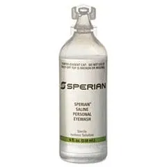 Saline Personal Eyewash Bottles, 4oz