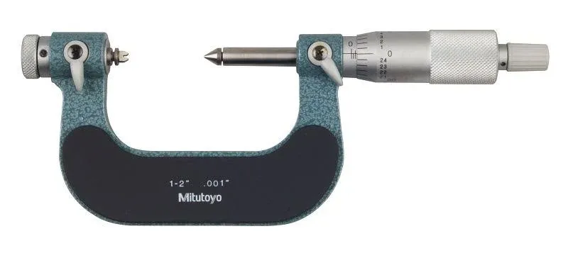 Buy Mitutoyo 126-902, Screw Thread Micrometer Interchangeable Tips, 1-2"