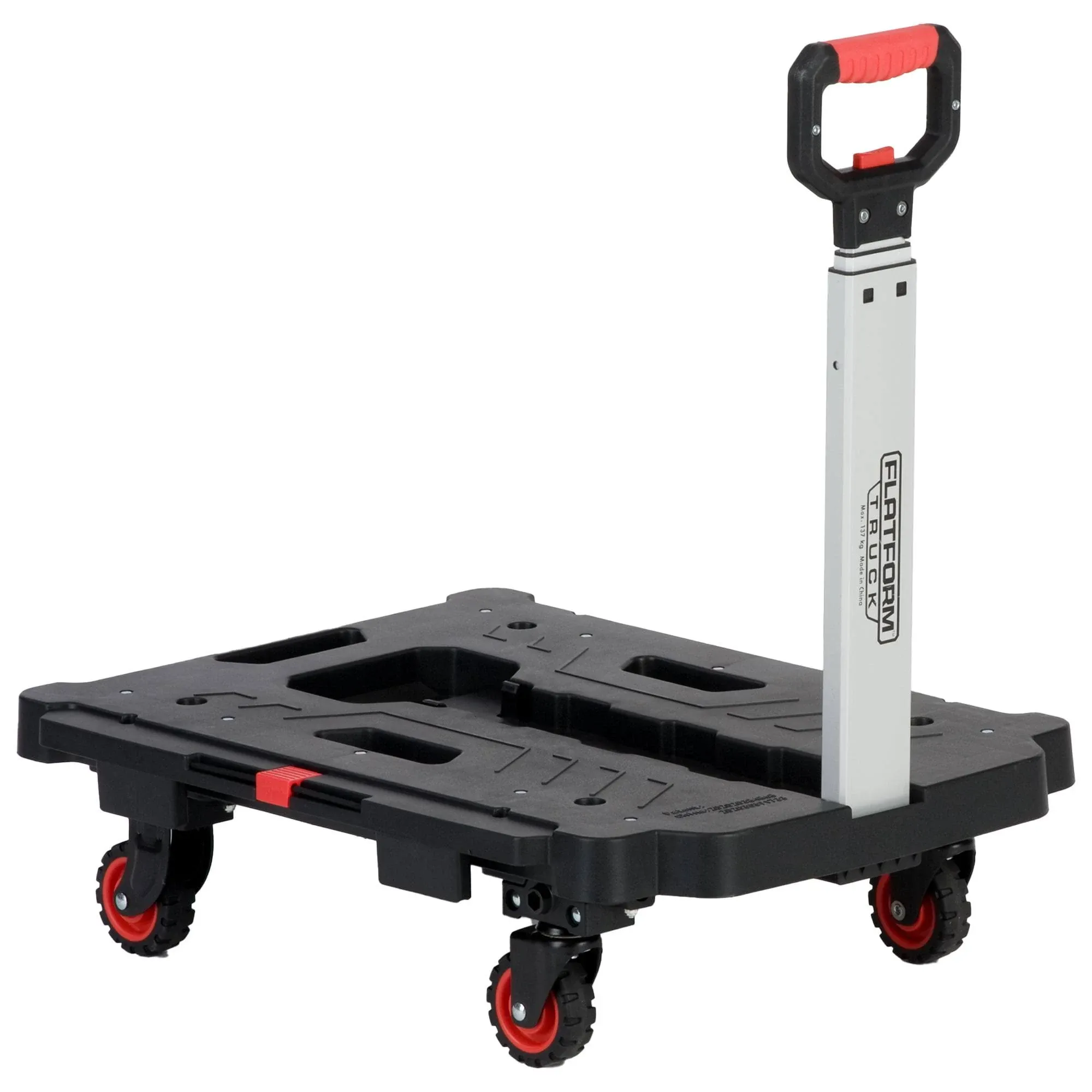 Magna Cart Foldable Hand Truck 300 lb Platform Push Cart with Extendable Handle