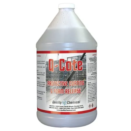 Q-Cote - Paraffin-based - Concrete Form Release Agent - 1 gallon (128 oz.)