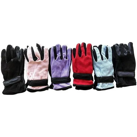 Yacht & Smith Value Pack of Unisex Warm Winter Fleece Gloves Many Colors Mens Womens One Size