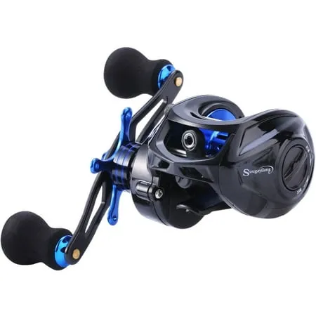 Sougayilang Baitcasting Reels, 8:1 Gear Ratio Fishing Reel with Magnetic Braking System Casting Reel, 9 + 1 Ball Bearings Super Smooth Anti-Corrosion Baitcaster Reel