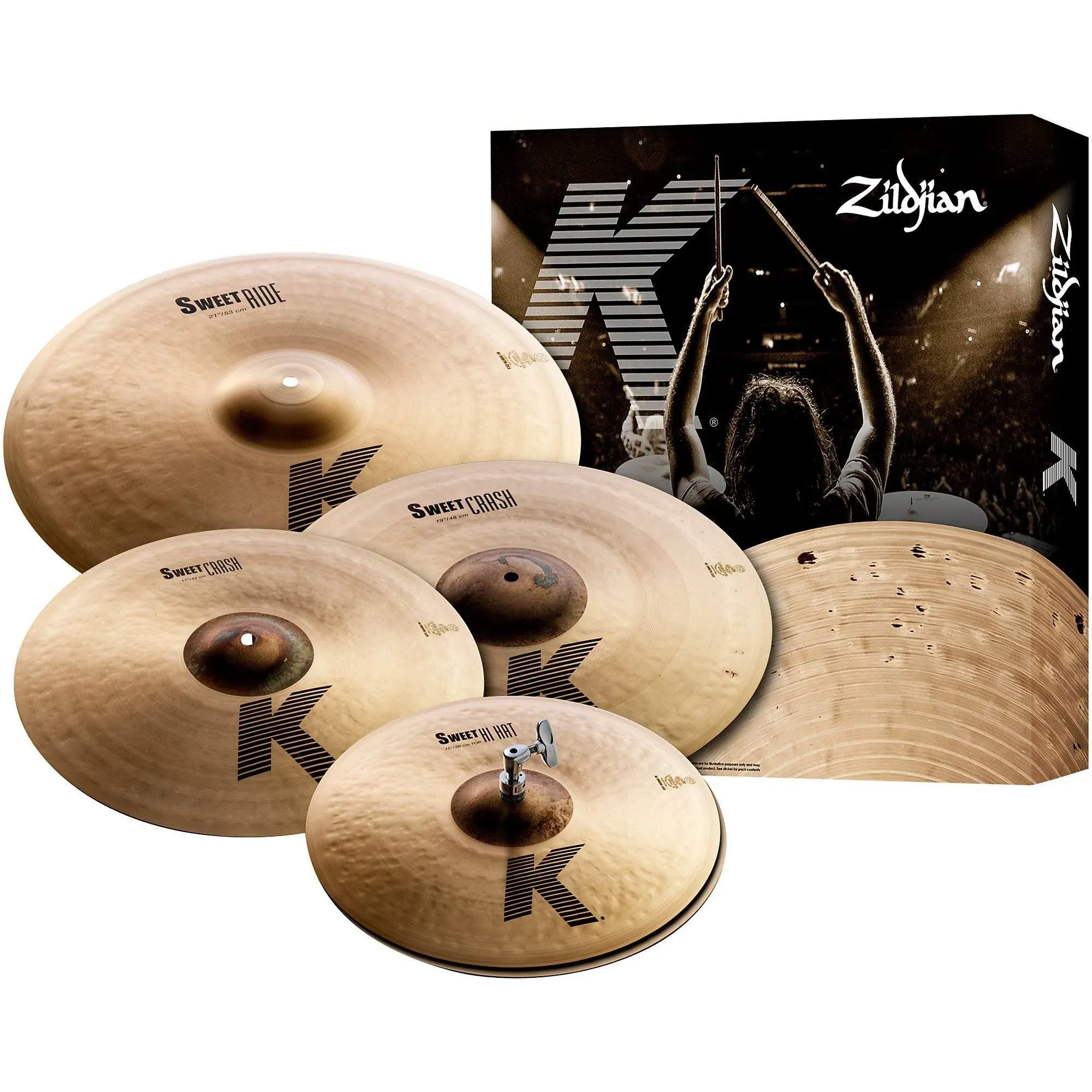 Zildjian K Juego de platillos dulces - 15/17/19/21 pulgadas