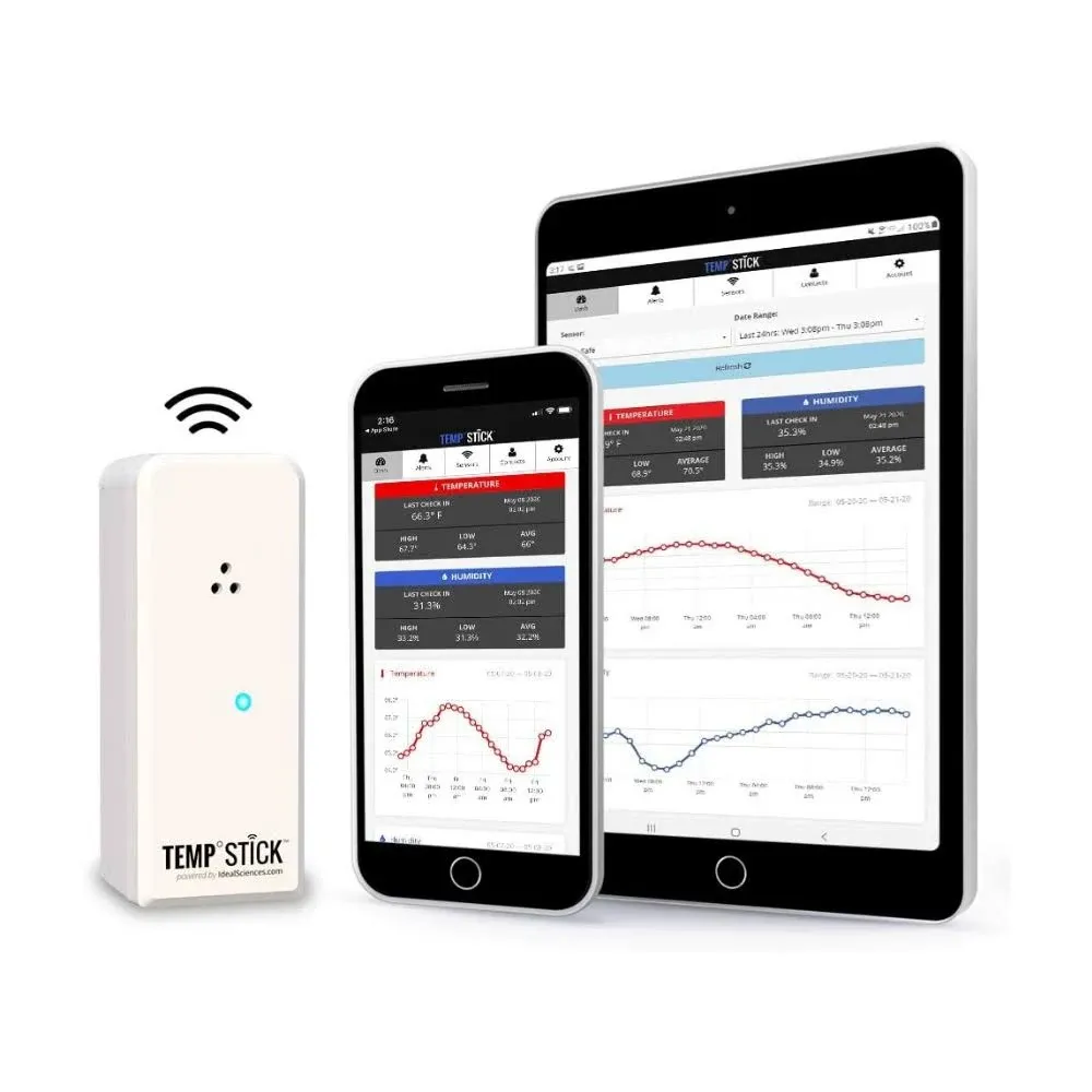 Temp Stick Wireless Remote Temperature & Humidity Sensor