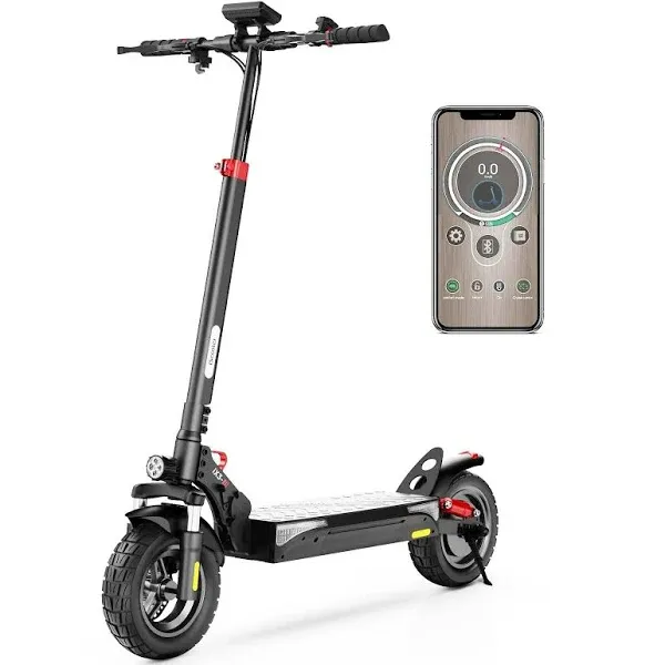 iScooter Electric Scooter Adults, 28 Miles Max Range, 25 MPH Max Speed,650W Motor,10 inch Pneumatic Tires, Dual Suspension, Foldable Commuting