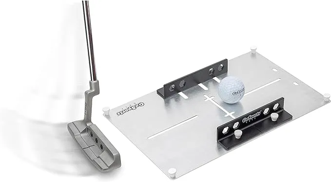 GoSports Golf Putting Alignment Stencil and Gate Set - Versatile Putting Aid for 10+ Drills