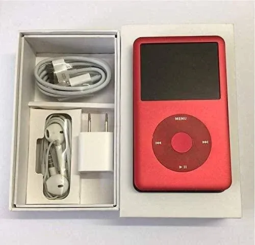 Custom 1TB SSD with 3000mAh Battery Upgraded Compatible for iPod Classic 7th Generation 1TB (RED)