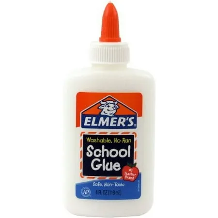 Elmer's Liquid School Glue, Washable, 4 Ounces Each , 12 Count - Great for