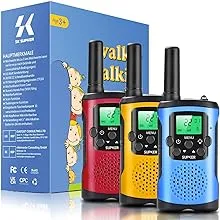 Walkie Talkies for Kids 3Pack, 22 Channels 2 Way Radio Kids Talks Toy for 3 to 12 Year Old Boys Girls Gift, 3 Miles Long Range for Outdoor Camping