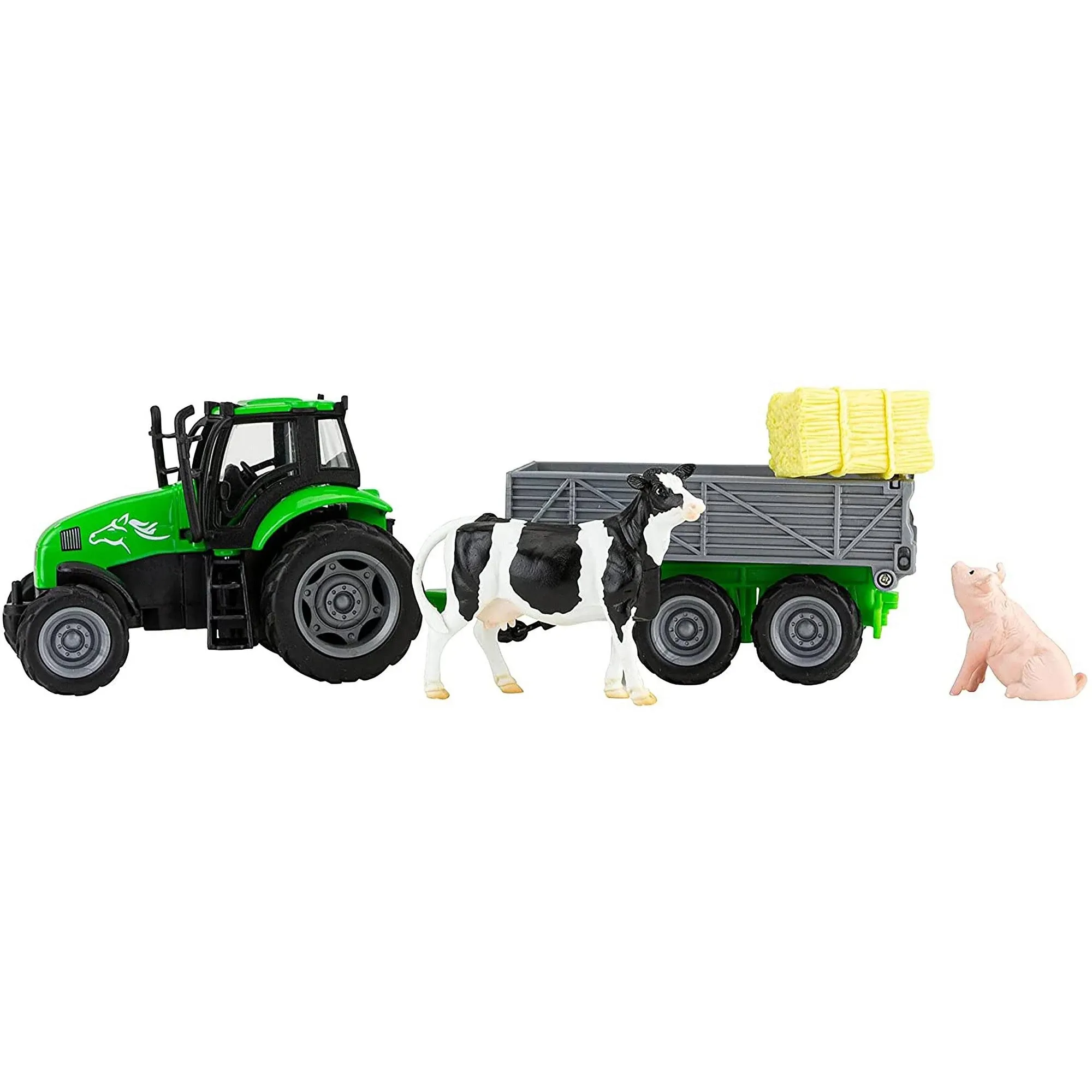 Breyer Farms - Tractor and Tag-A-Long Wagon