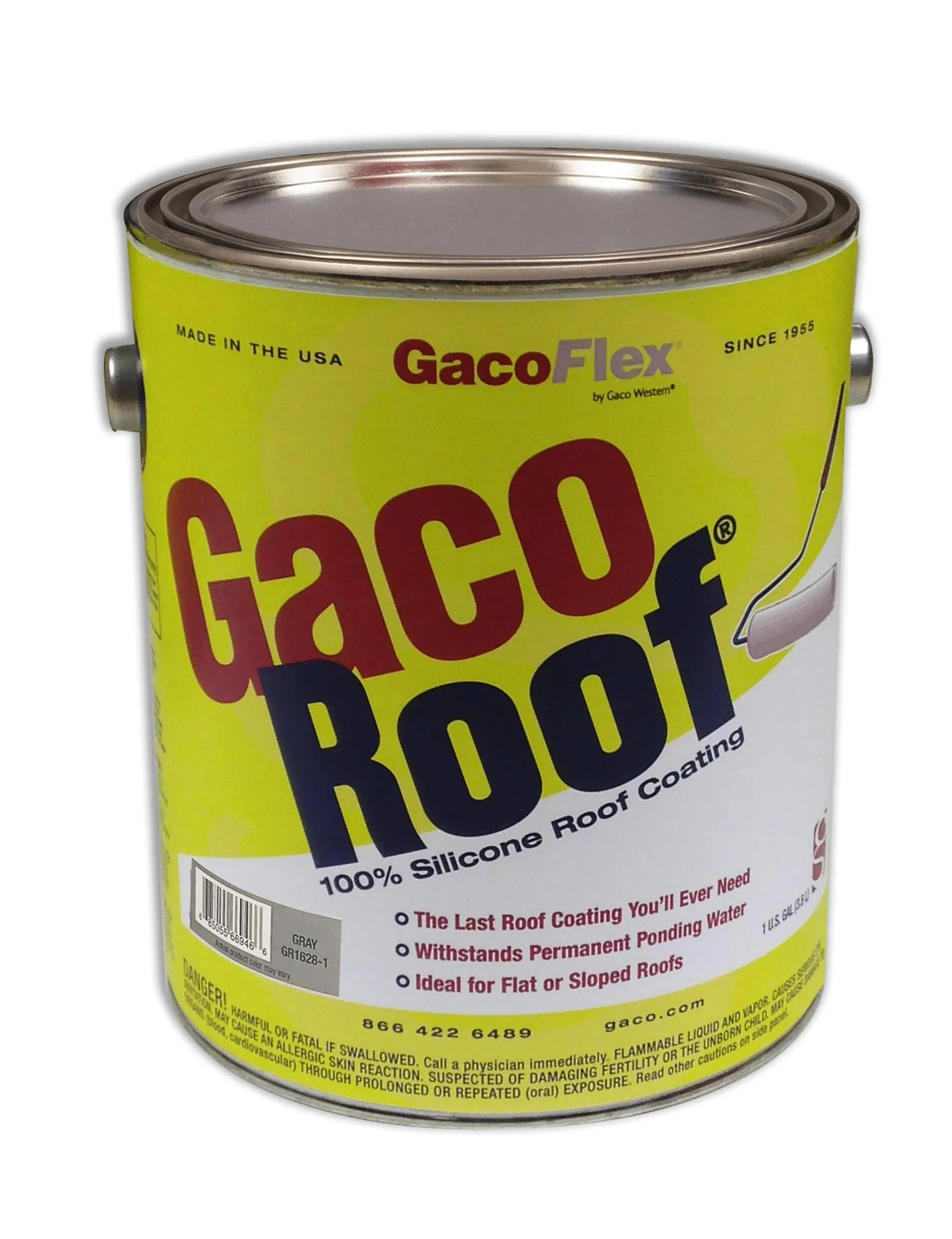 GacoFlex Gray Silicone Roof Coating 1 Gal