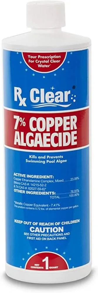 Rx Clear 7% Copper Algaecide