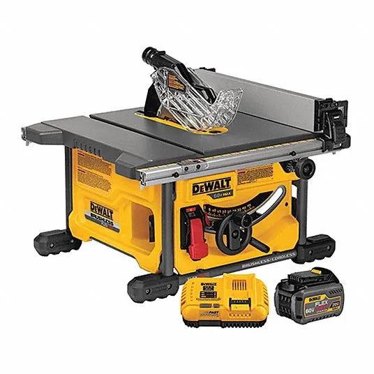 DEWALT FLEXVOLT 60V MAX* Table Saw, 8-1/4-Inch (DCS7485T1)