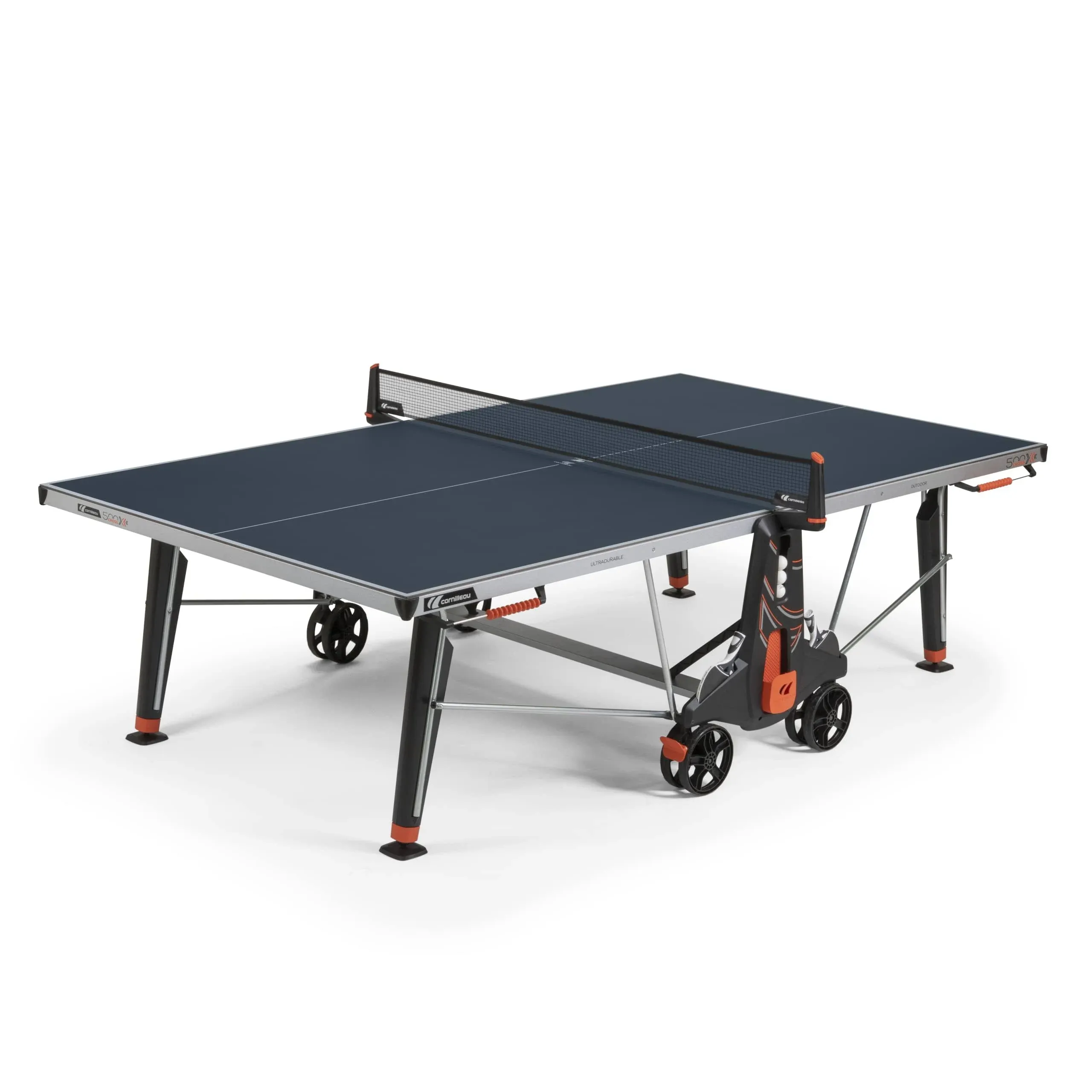 Cornilleau Performance 500X Rollaway Outdoor Table Tennis Table (Blue)