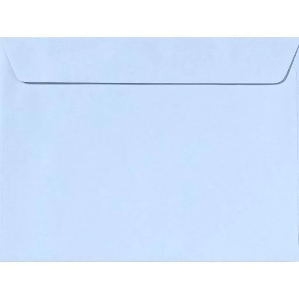 LUX 9 x 12 Booklet Envelopes 50/Pack Baby Blue (EX4899-13-50)