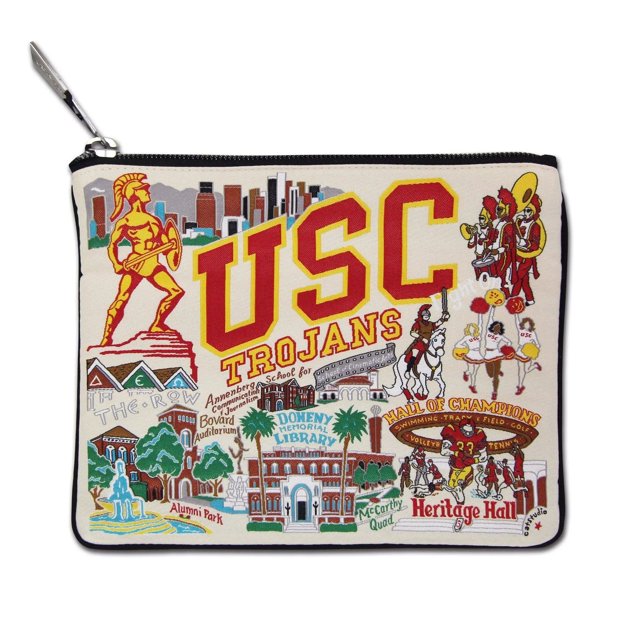 catstudio Princeton University Collegiate Zipper Pouch Purse | Holds Your Phone, Coins, Makeup, Dog Treats, & Tech Tools