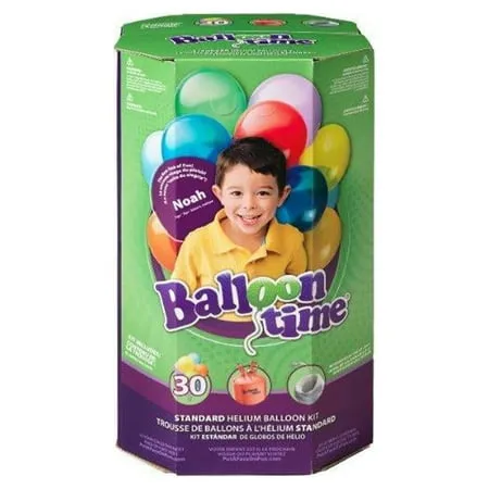 Standard Helium Balloon Kit [3 Pieces] - Product Description - Standard Helium Balloon Kit . Includes (1) Helium Tank (8.9 Cubic ft.), (30) Assorted