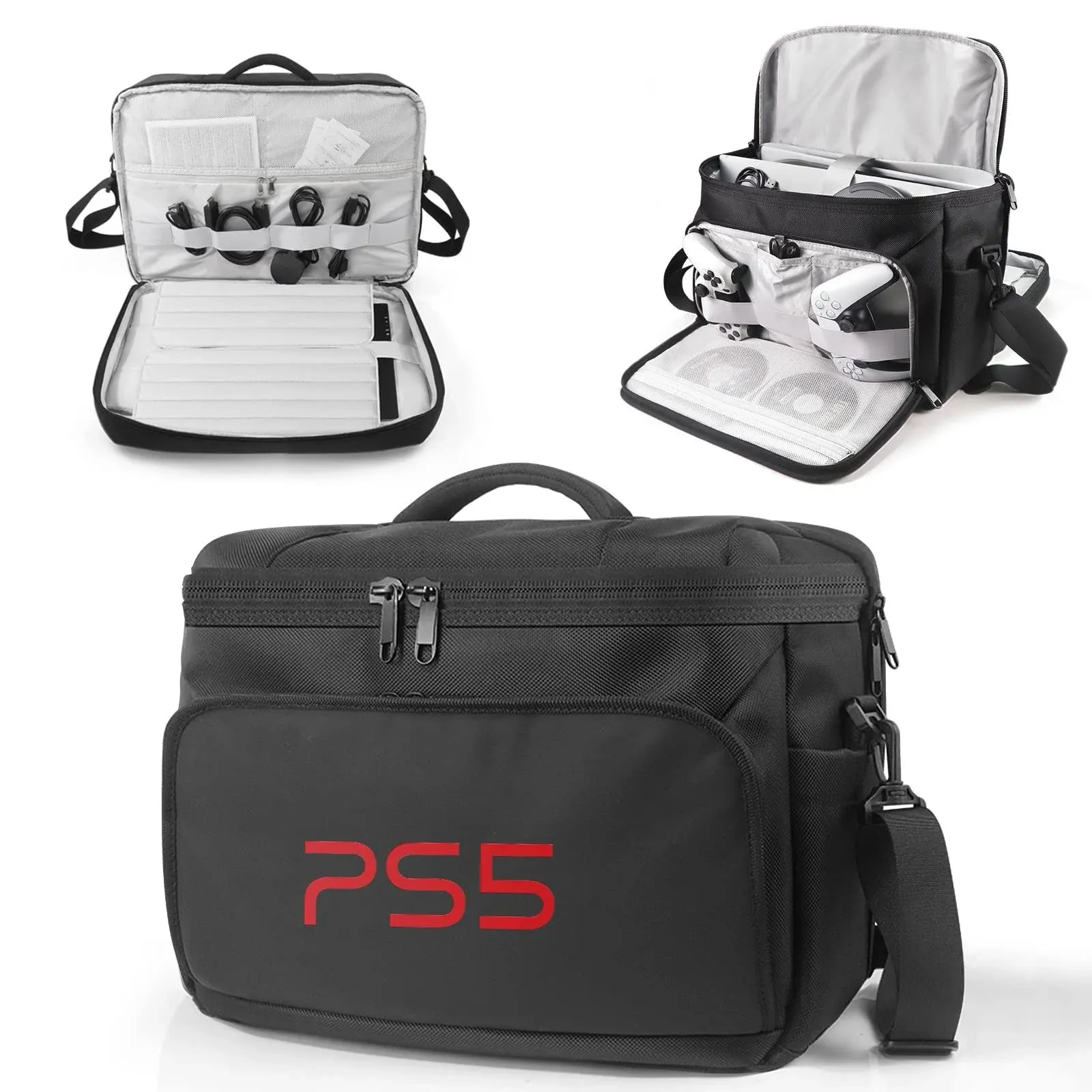 Ps5 Bag Ps5 Carrying Case Storage Case Bag for Play-Station 5 Slim Controller Co