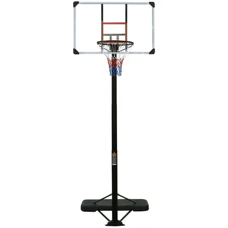 KL KLB Sport Portable Height Adjustable 43” Basketball Hoop Stand Backboard System for Kids Outdoor with Wheels