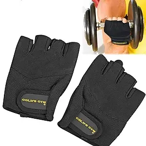 Golds Gym Classic Training Gloves, Workout Gloves, Weightlifting, Fitness, Exercise (Medium) 