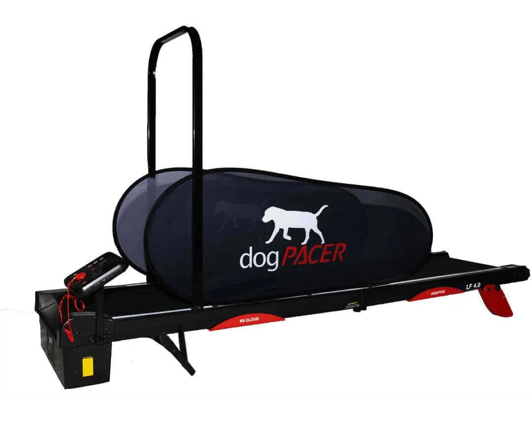 DogPACER 94697 4.0 Full Size Dog Pacer Treadmill, Black