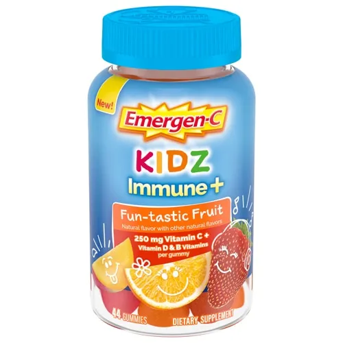 Emergen-C Immune +, Gummies, Fun-Tastic Fruit, Kidz - 44 piece