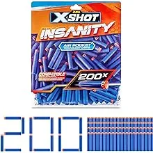 X-Shot Insanity 200 Dart Refill Pack by ZURU, Compatible with X-Shot and Othe