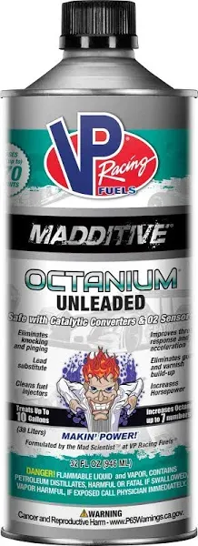 VP Racing Fuels 29505, Madditive Octanium Unleaded Octane Booster - Quart