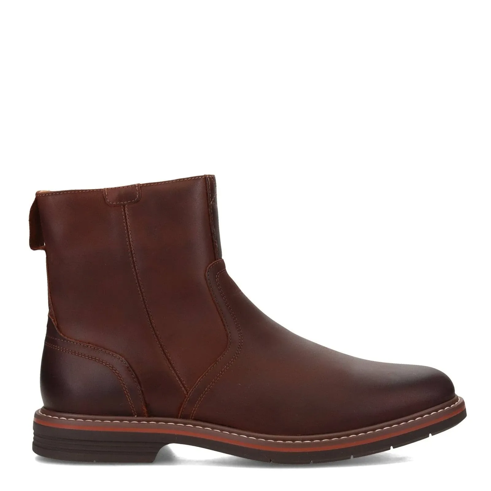 Florsheim Norwalk Side Zip Boot 10.5 Men's Brown