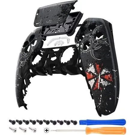 eXtremeRate Biohazard Touchpad Front Housing Shell Compatible with PS5 Controller ...