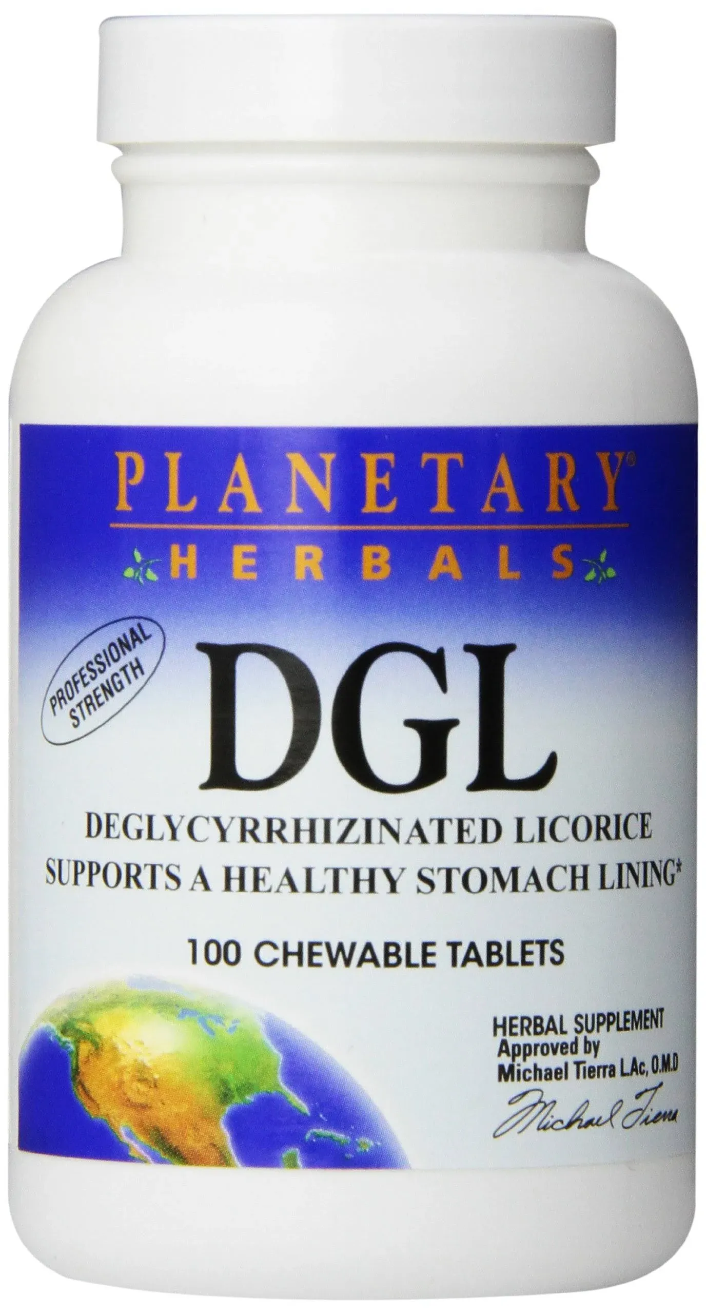 Planetary Herbals, DGL, Deglycyrrhizinated Licorice, 200 Chewable Tablets