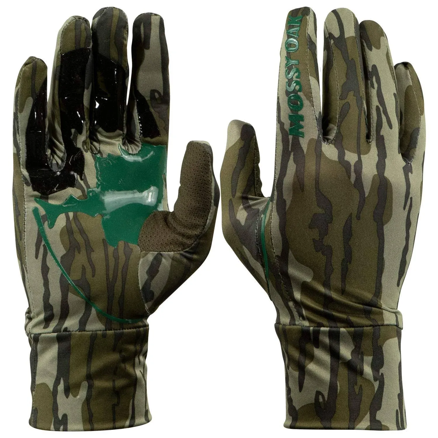 Mossy Oak Mens Lightweight Camo Hunting Gloves