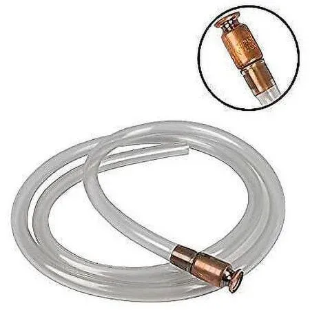 Siphon Hose - The Original Safety Siphon - 6 Foot High Grade Hose, 1 Inch Valve