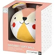 NEW Petit Collage Organic Soft Chime Ball Bunny Rabbit Polyester Fill Eco-Frndly