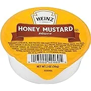 Heinz Honey Mustard Single Serve Dipping Sauce (60 ct Pack, 2 oz Dipping Cups)