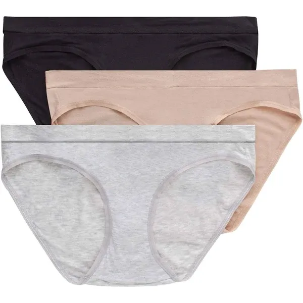 Hanes Women's Maternity V-Front Hipster Underwear, 3 Pack, Size: Small