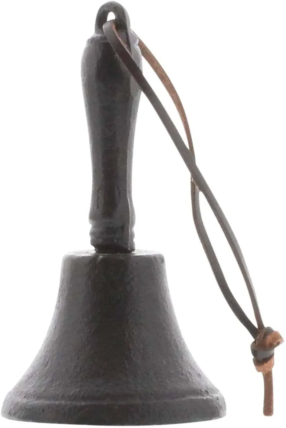 HomArt 21008-2 Dinner Bell, 5-inch Height, Cast Iron, Black