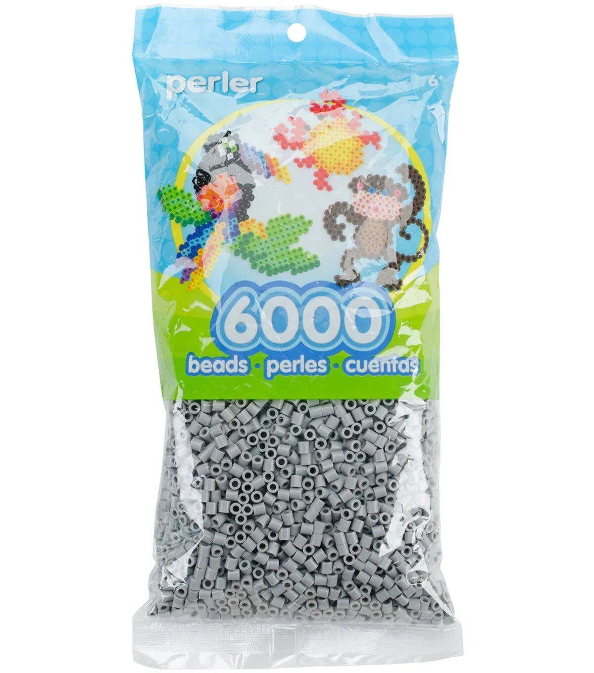 Perler Beads 6,000 / PKG-Grey